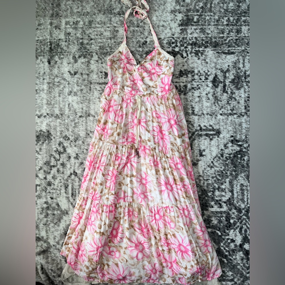 Free People Floral Halter Dress - Picture 1 of 6